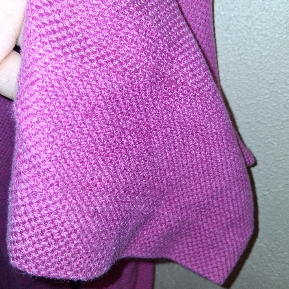Eileen Fisher Pink Linen Cotton Blend Textured  Blazer 1X - Picture 8 of 8
